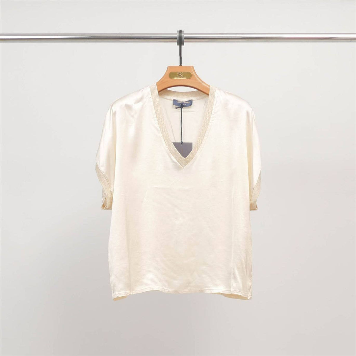 Satin V-Neck Tunic – Miss Scarlett Boutique