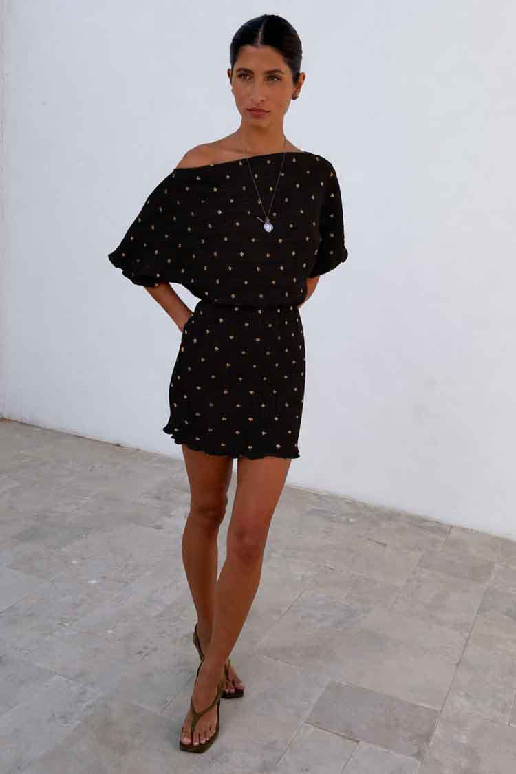 black plisse dress Women's Mini Tilly in Black - Size XS An empire 10 Iconic 1990s Wedding 6.2.26-price-point-heels Size:Infant 5