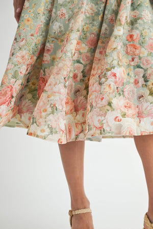 Emilia Floral Midi Dress