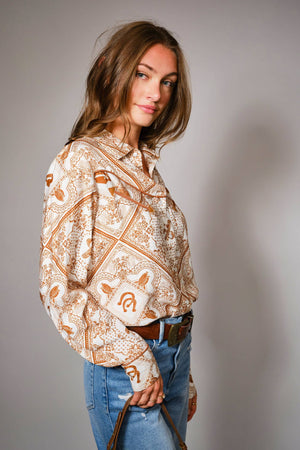 Western Button-Up Shirt