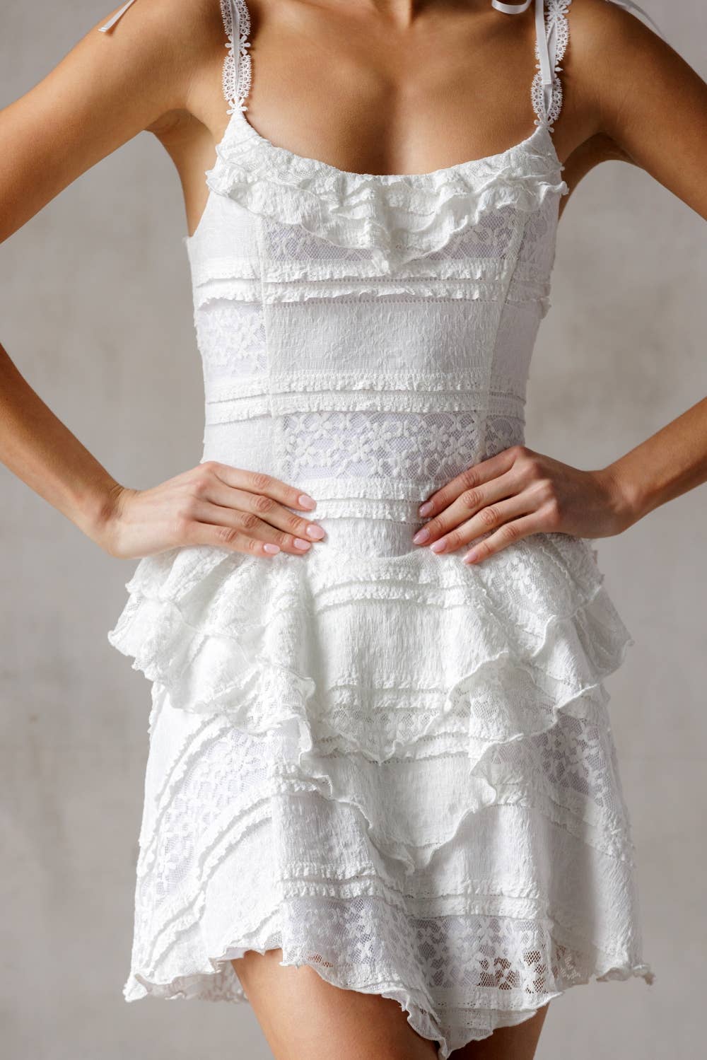 Angie Ruffle Dress