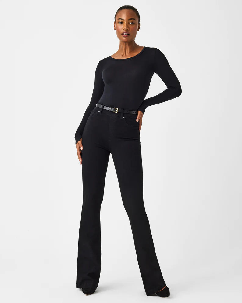 Spanx Jean Flare - Clean Black