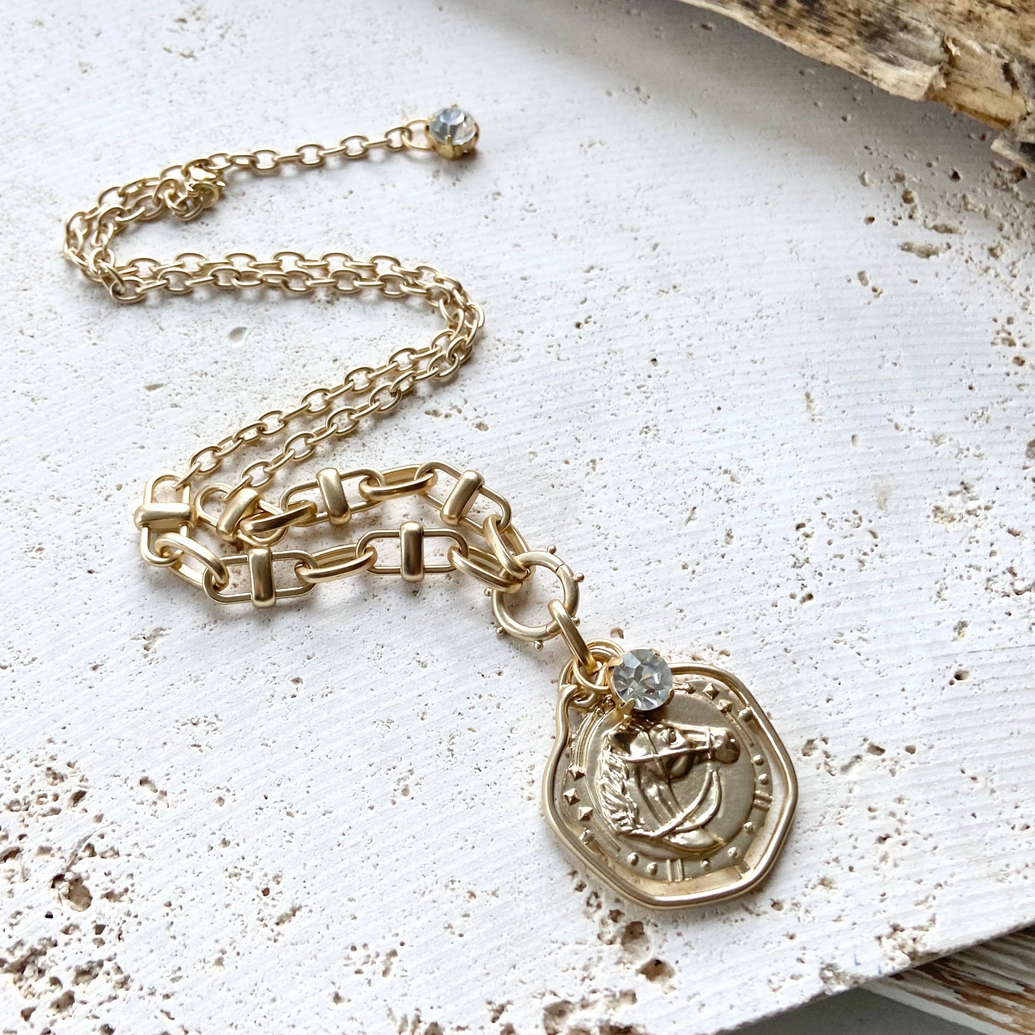 Horse Head Chain Necklace
