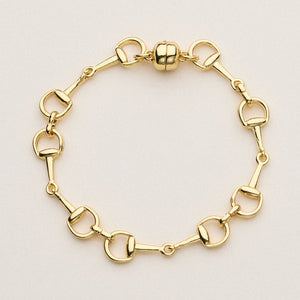 Gold and Silver Bit Chain Bracelet