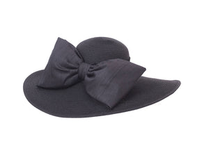 Silk Bow Spectator Hat