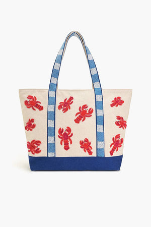 Coastal Claw Beaded Boat Bag
