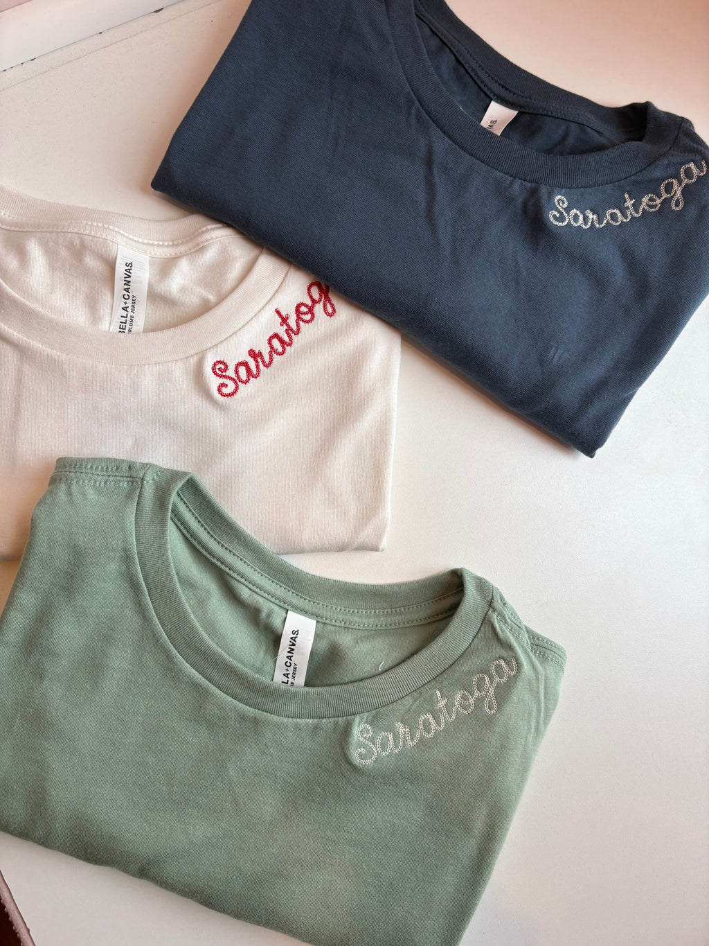 Saratoga Embroidered Tee