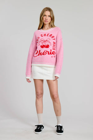 Love You Cherry Much Sweater