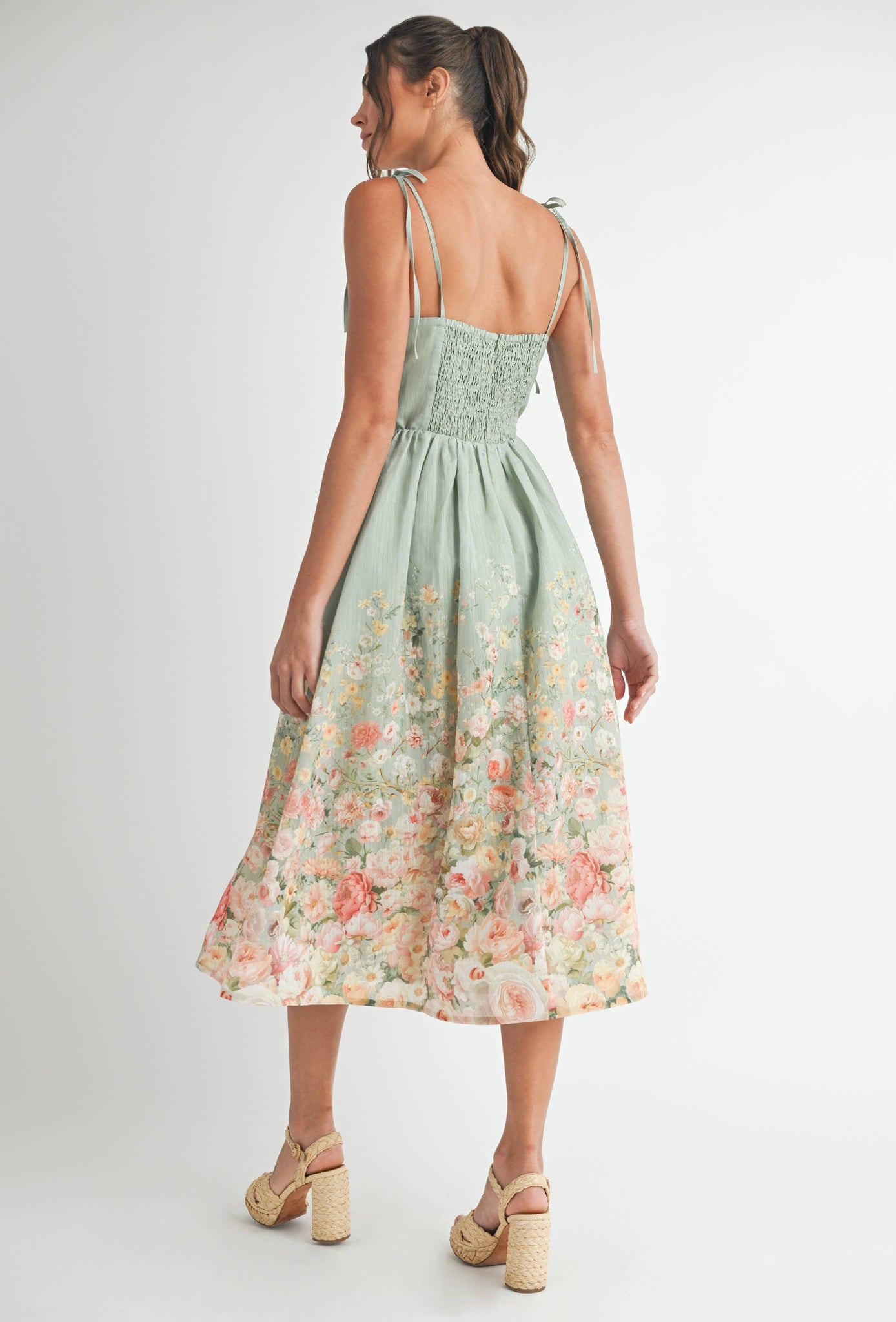 Emilia Floral Midi Dress