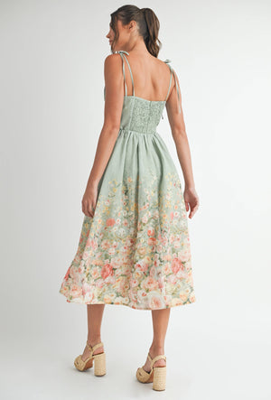 Emilia Floral Midi Dress