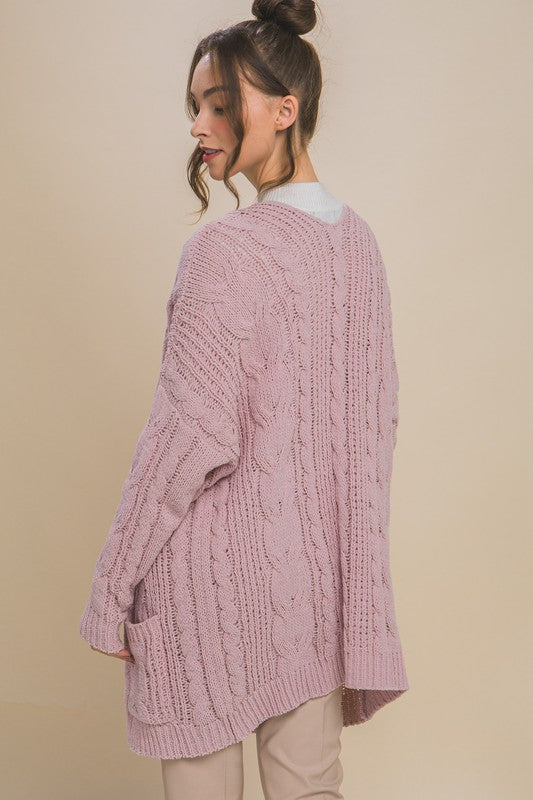 Dusty Pink Chinelle Cardigan