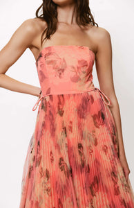 Costella Gown Pink Brushes Floral