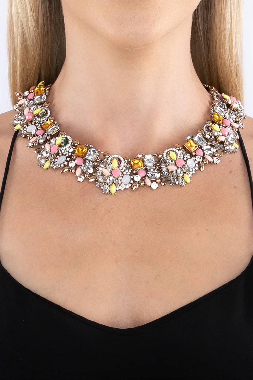 Eye Candy Los Angeles - Ivy Pastel Statement Necklace
