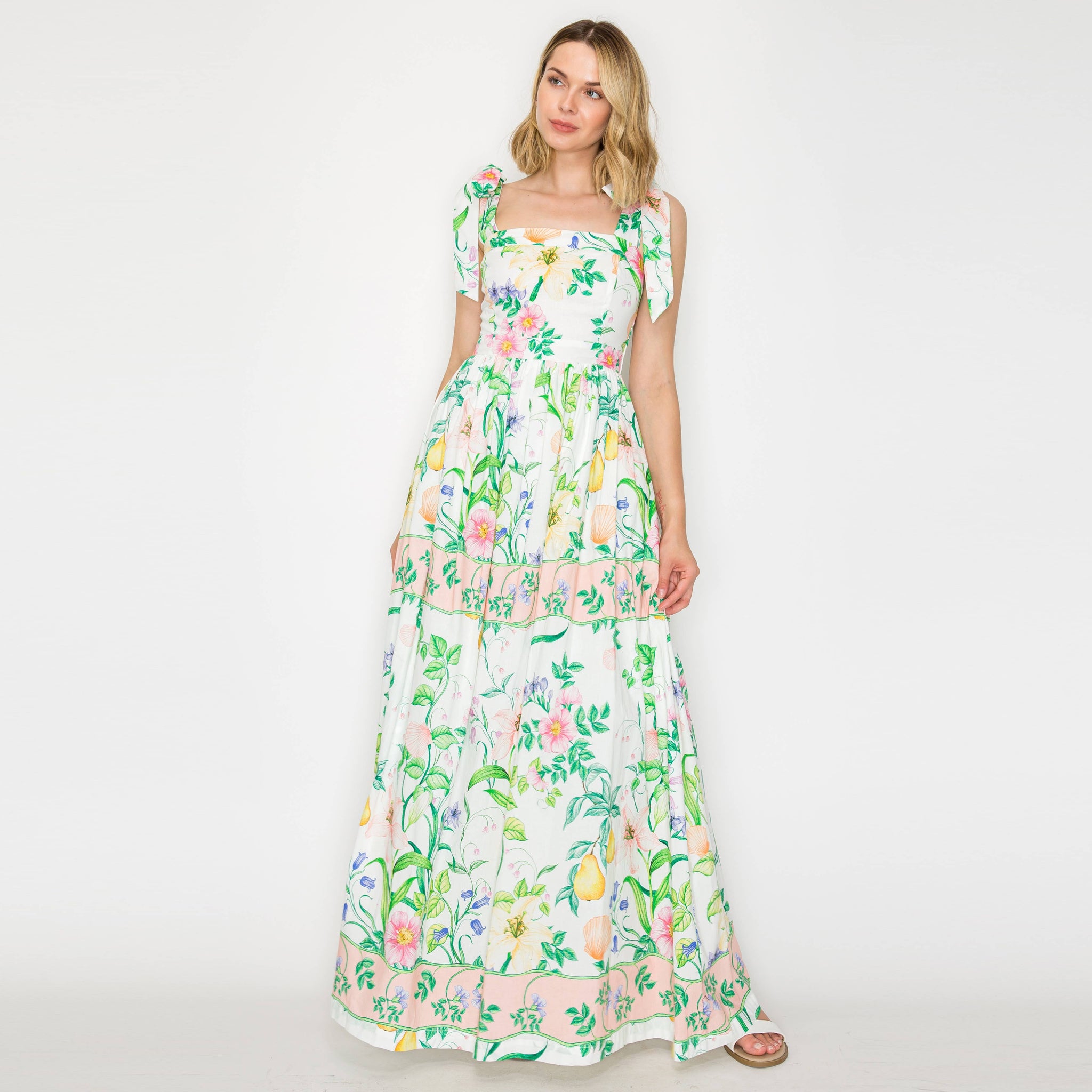 Romantic Garden Maxi Dress