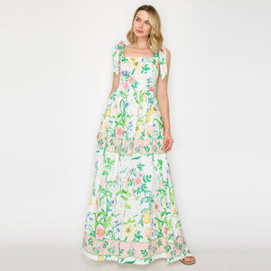 Romantic Garden Maxi Dress