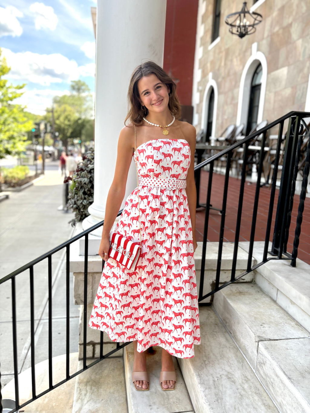 Belted One Horse Dress
