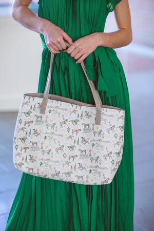 Racing Around the World - Large Tote