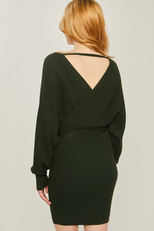 Its a Wrap Sweater Dress
