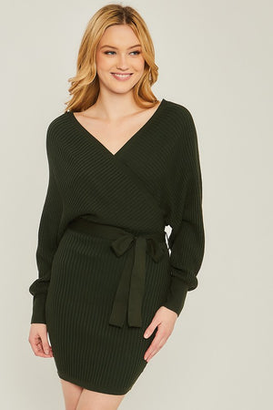 Its a Wrap Sweater Dress