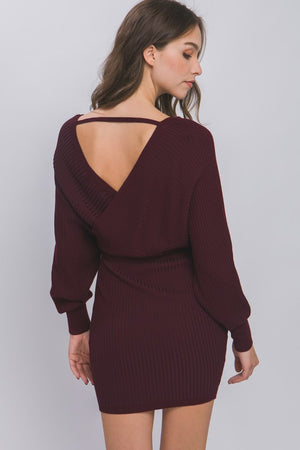 It's a Wrap Sweater Dress
