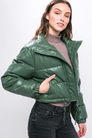 Deep Green Bomber Jacket