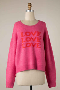 Pink Love Sweater