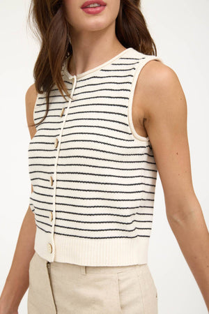 Button Down Cardigan Vest