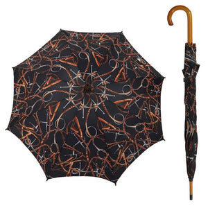 AWST Intl - Lila Linear Horses Umbrella