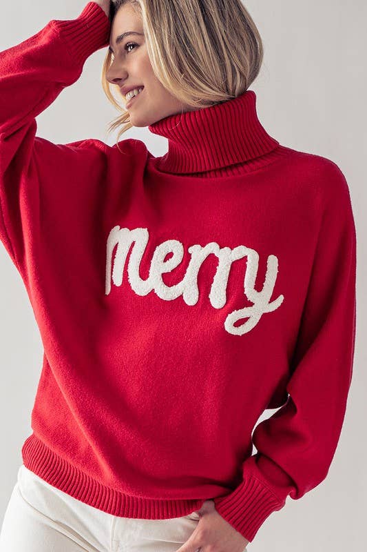 Merry Turtleneck Sweater