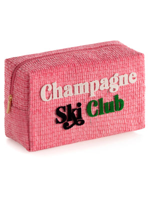 Shiraleah - "CHAMPAGNE SKI CLUB" ZIP POUCH