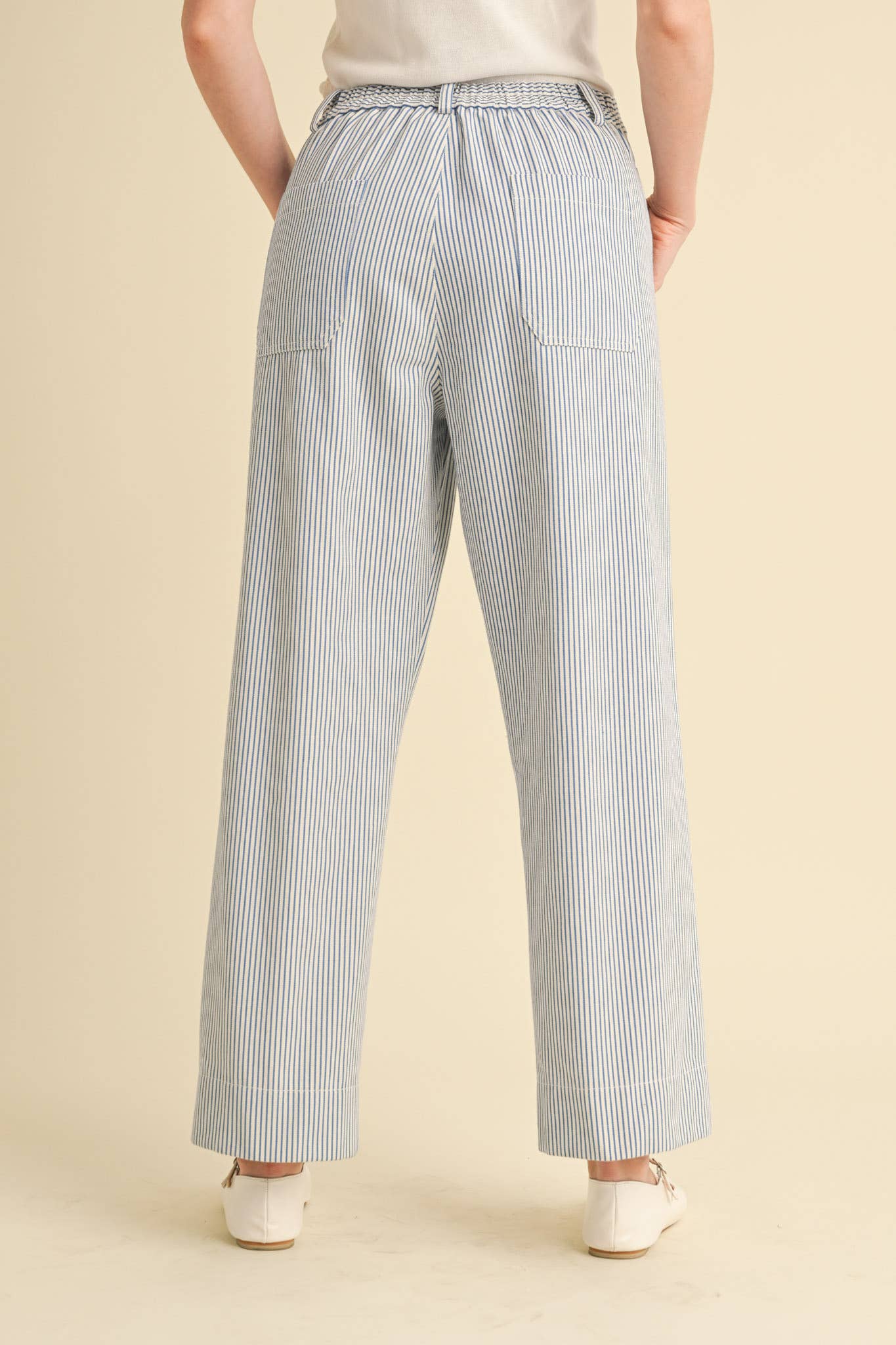 Striped Wide Leg Pants