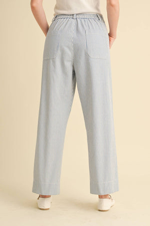 Striped Wide Leg Pants