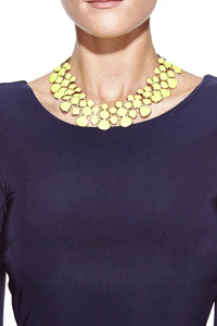 Cindy Yellow Collar Necklace