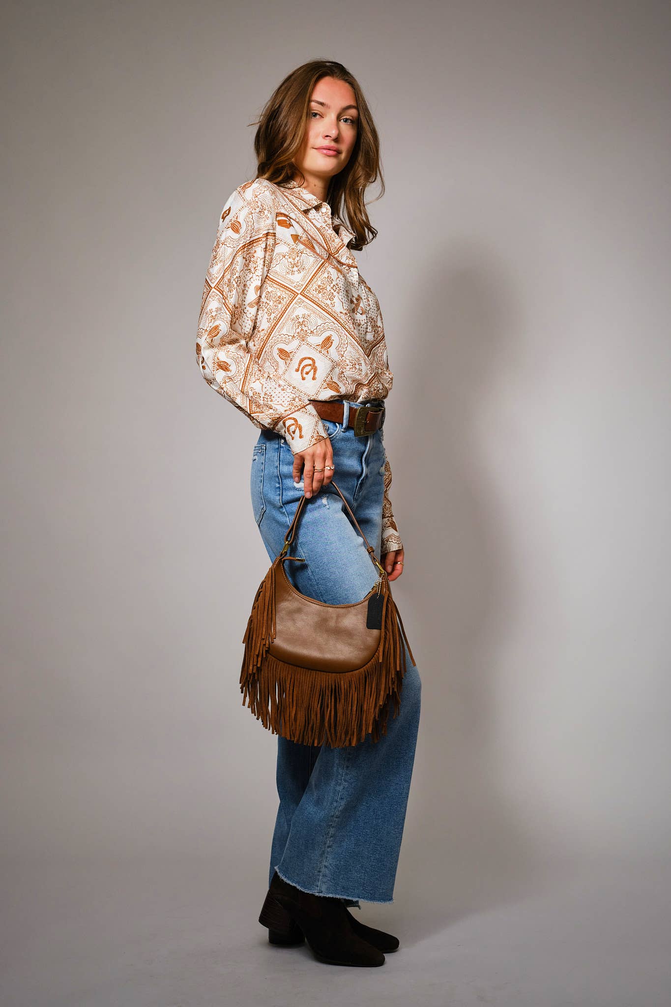 Western Button-Up Shirt