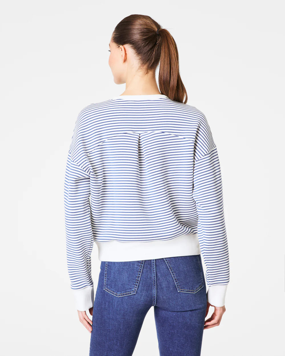 SPANX AirEssentials® Striped Crewneck