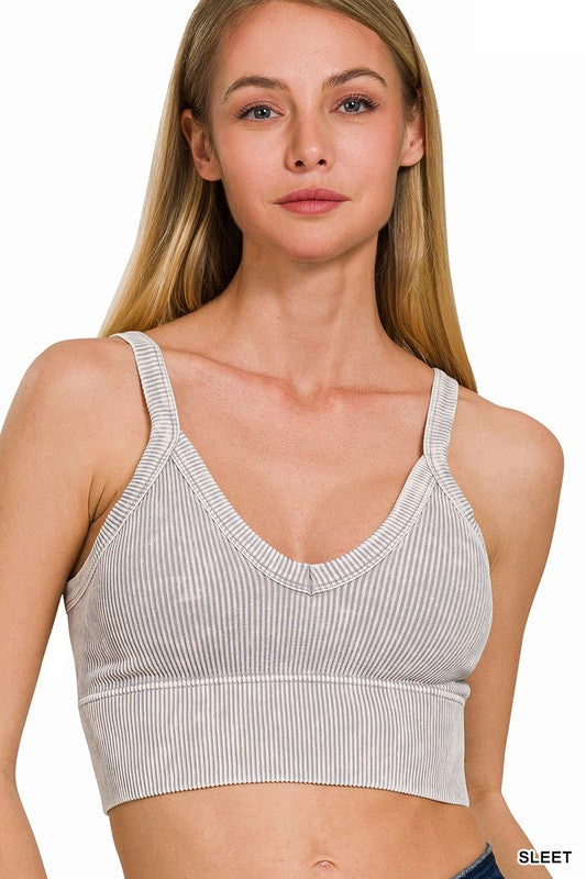 Stone washed Bra Top 2 Colors
