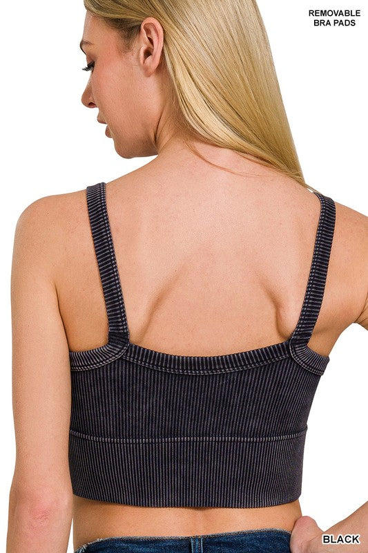 Stone washed Bra Top 2 Colors