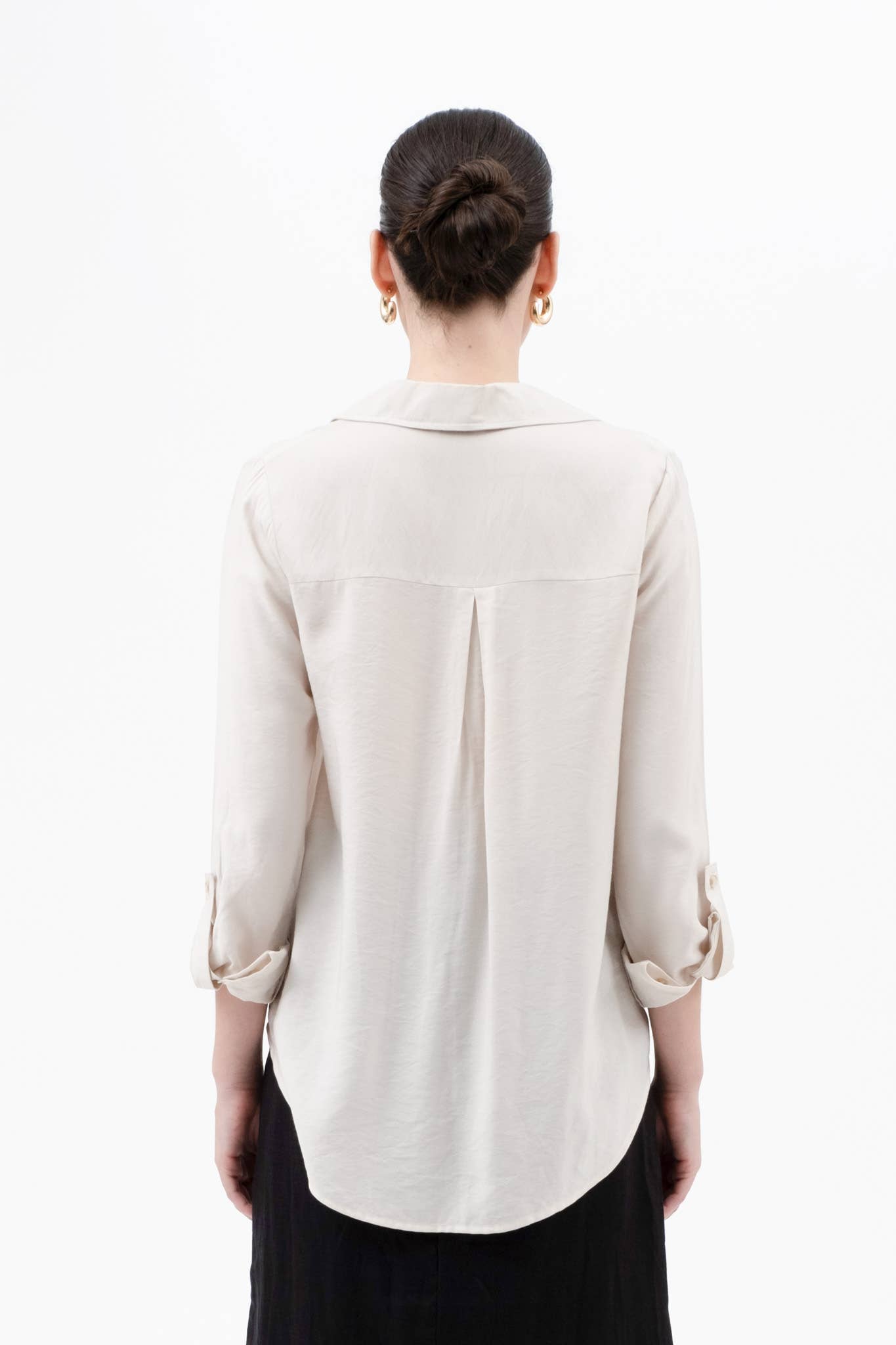 Tab Button Down Shirt
