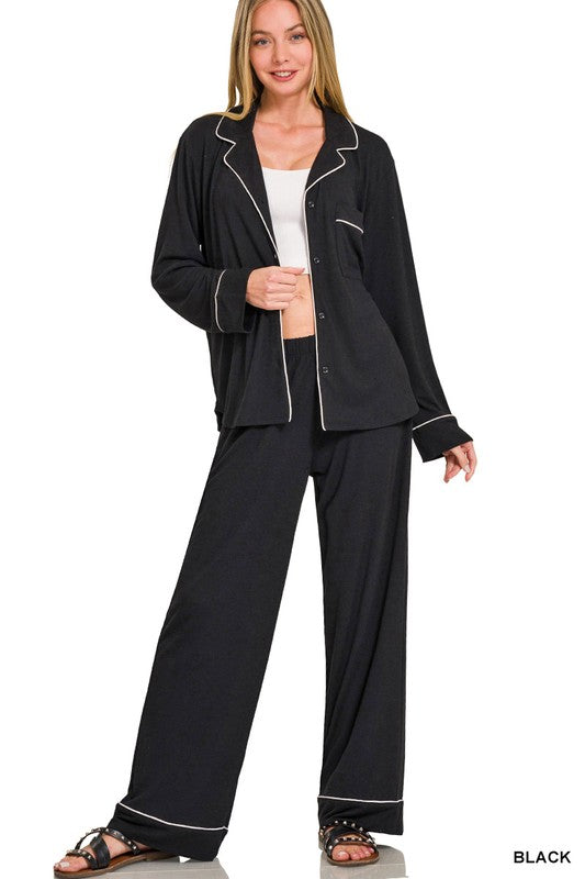 Lilly PJ Set - Black