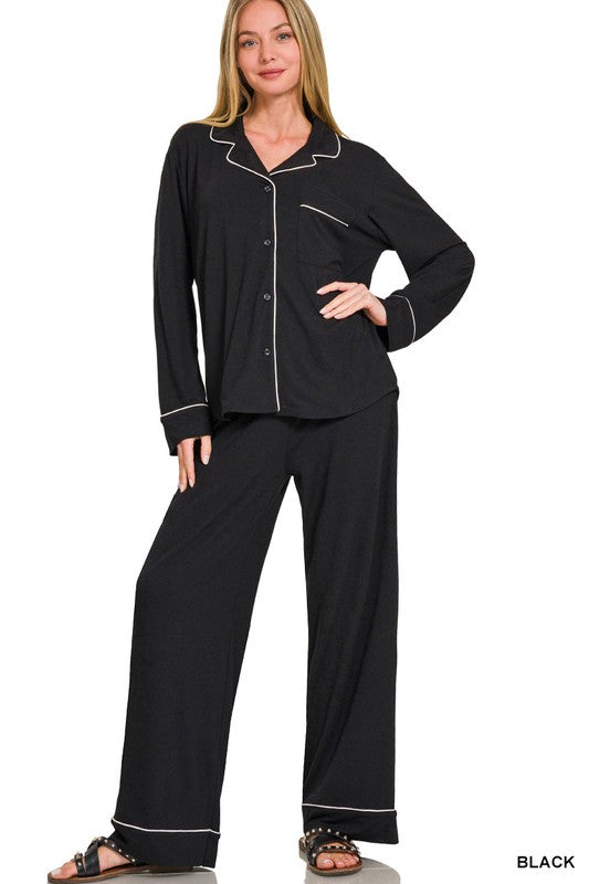 Lilly PJ Set - Black