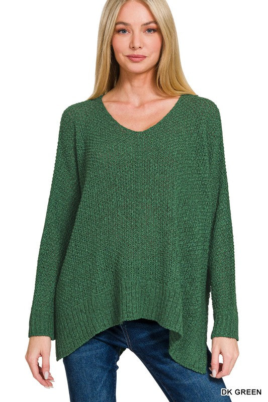 Lauren V-Neck Dark Green
