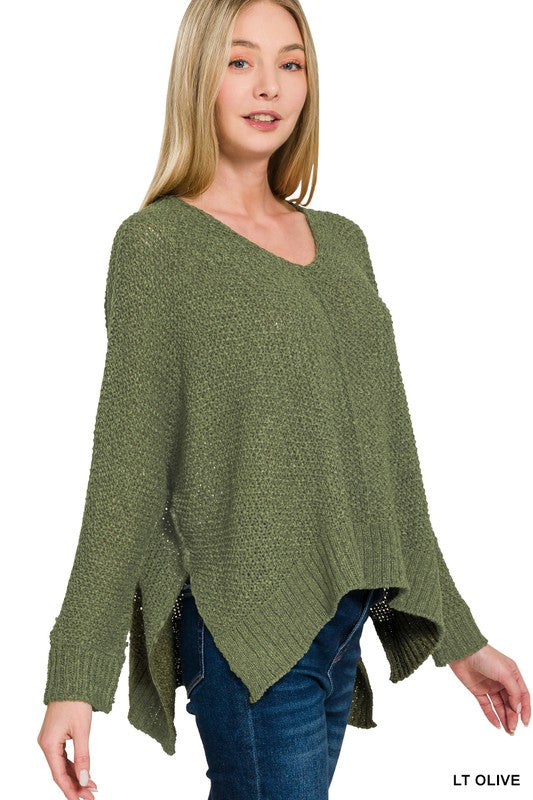 Lauren V-Neck Olive