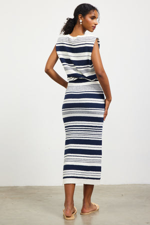 Sandrie Striped Skirt