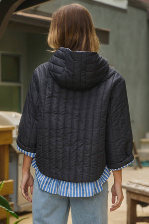 Quilted Puffer Hood Jacket