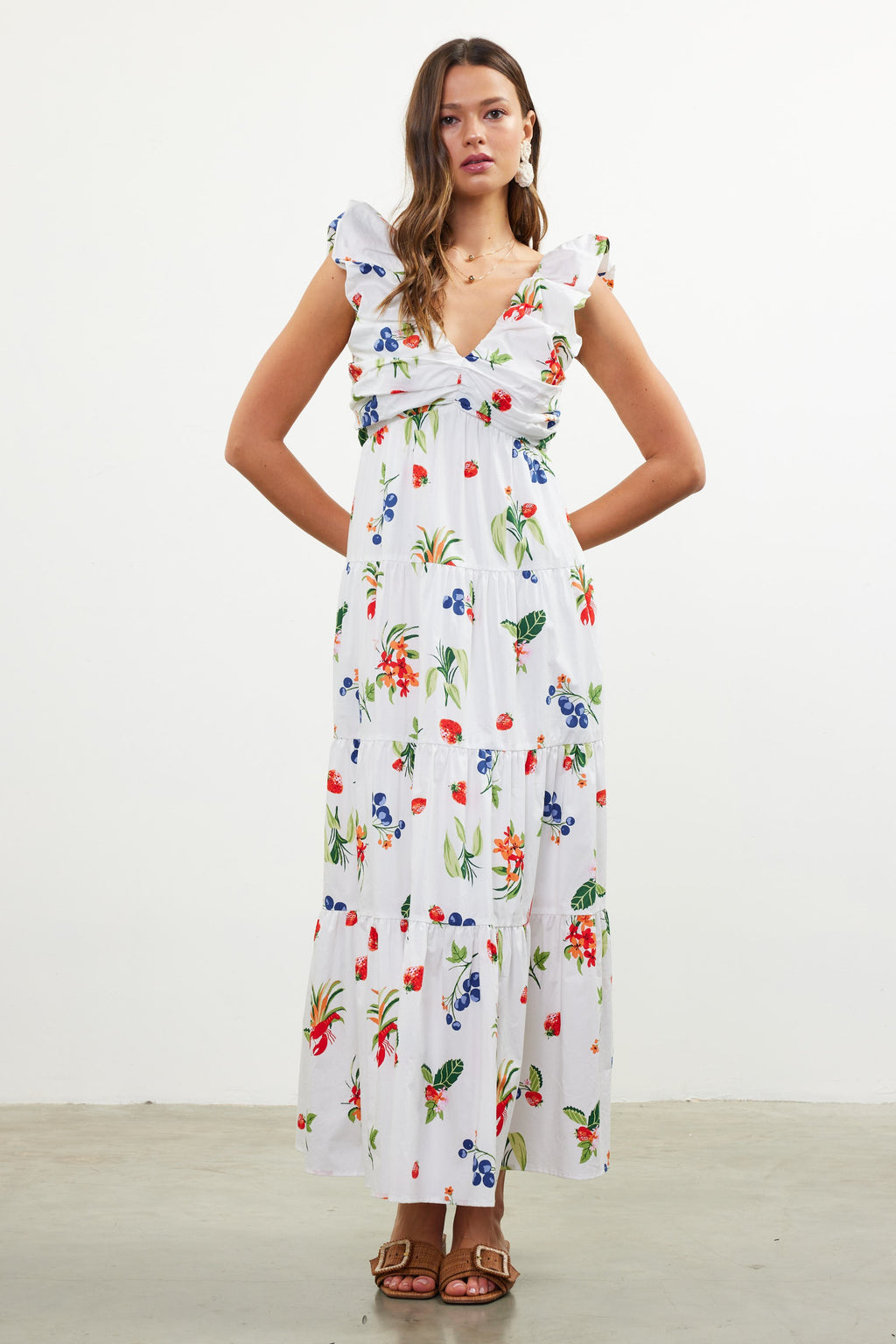 Fruit Cocktail Maxi Dress