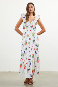 Fruit Cocktail Maxi Dress