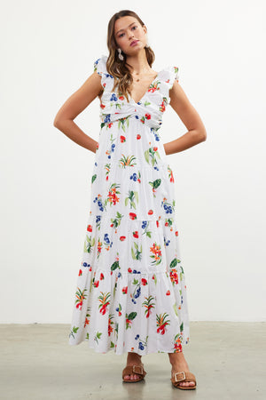 Fruit Cocktail Maxi Dress