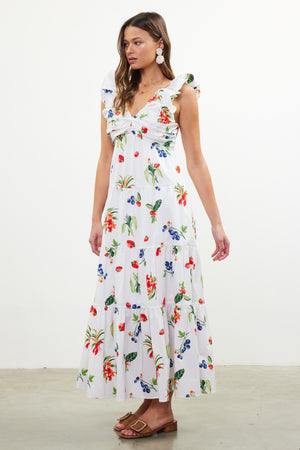 Fruit Cocktail Maxi Dress