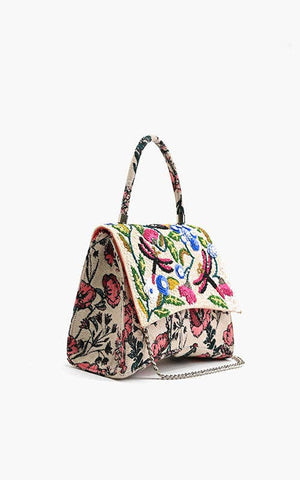 Dragonfly Dreams Kashmiri Top Handle Bag