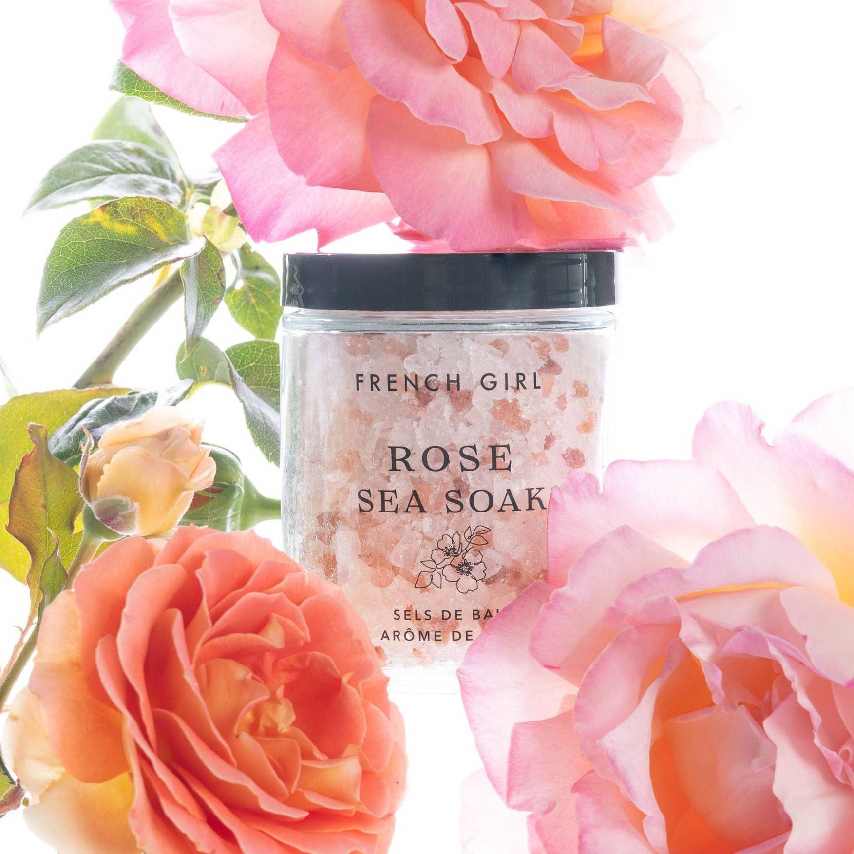Organic Calming & Soothing Rose Bath Salts